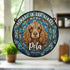 Cocker Spaniel Chocolate Memorial Stained Glass Effect Suncatcher